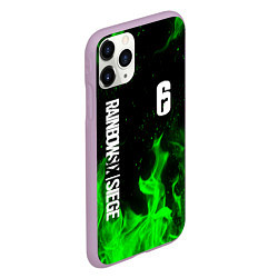 Чехол iPhone 11 Pro матовый RAINBOW SIX SIEGE FIRE CAVIERA, цвет: 3D-сиреневый — фото 2