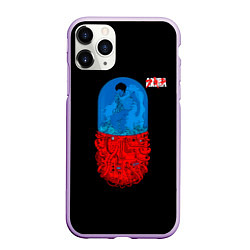 Чехол iPhone 11 Pro матовый Сима в капсуле - Akira, цвет: 3D-сиреневый