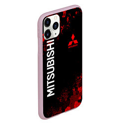 Чехол iPhone 11 Pro матовый MITSUBISHIC MILITARY GEOMETRY RED, цвет: 3D-розовый — фото 2