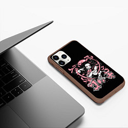 Чехол iPhone 11 Pro матовый Demon slayer Nedzuko, цвет: 3D-коричневый — фото 2
