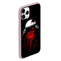 Чехол iPhone 11 Pro матовый UNDERTALE SANS BLOOD ROSE, цвет: 3D-розовый — фото 2