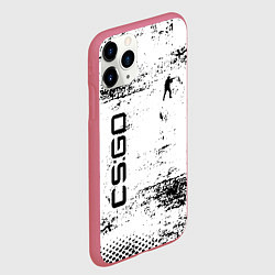 Чехол iPhone 11 Pro матовый Кс го : cs go, цвет: 3D-малиновый — фото 2