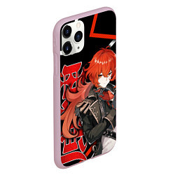 Чехол iPhone 11 Pro матовый DILUC ГЕОМЕТРИЯ, цвет: 3D-розовый — фото 2