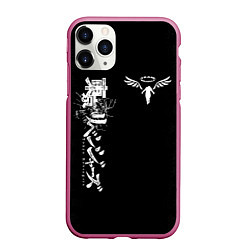 Чехол iPhone 11 Pro матовый TOKYO REVENGERS WALHALLA TEAM WHITE, цвет: 3D-малиновый