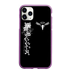 Чехол iPhone 11 Pro матовый TOKYO REVENGERS WALHALLA TEAM WHITE, цвет: 3D-фиолетовый