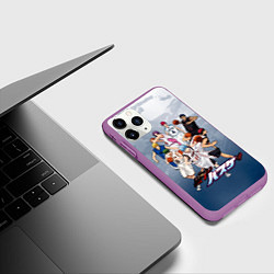 Чехол iPhone 11 Pro матовый Kuroko no Basket Баскетбол Куроко, цвет: 3D-фиолетовый — фото 2