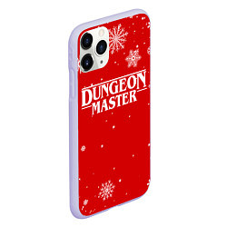 Чехол iPhone 11 Pro матовый ГАЧИМУЧИ DUNGEON MASTER НОВОГОДНИЙ, цвет: 3D-светло-сиреневый — фото 2