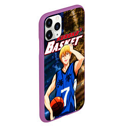 Чехол iPhone 11 Pro матовый Kuroko no Basuke, Рёта Кисе Kise Ryota, цвет: 3D-фиолетовый — фото 2