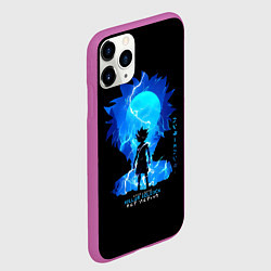 Чехол iPhone 11 Pro матовый Hunter x Hunte - Killua Zoldyck, цвет: 3D-фиолетовый — фото 2