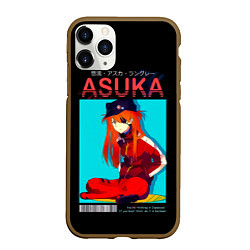 Чехол iPhone 11 Pro матовый Asuka - Neon Genesis Evangelion, цвет: 3D-коричневый