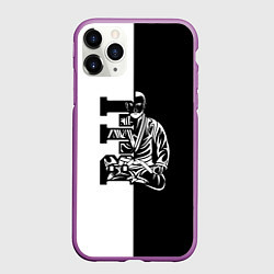 Чехол iPhone 11 Pro матовый BJJ, цвет: 3D-фиолетовый