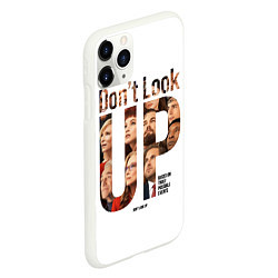 Чехол iPhone 11 Pro матовый Dont look up - Не смотрите наверх, цвет: 3D-белый — фото 2