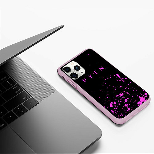 Чехол iPhone 11 Pro матовый Тик ток пэйтон Payton Moormeier / 3D-Розовый – фото 3