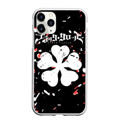 Чехол iPhone 11 Pro матовый Чёрный клевер манга Красный патер, цвет: 3D-белый