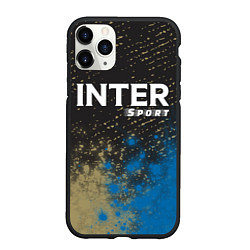 Чехол iPhone 11 Pro матовый INTER Sport - Арт, цвет: 3D-черный