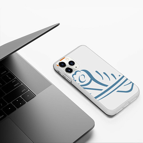 Чехол iPhone 11 Pro матовый Senior Shawa Developer / 3D-Белый – фото 3