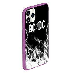 Чехол iPhone 11 Pro матовый ACDC Fire, цвет: 3D-фиолетовый — фото 2