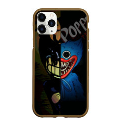 Чехол iPhone 11 Pro матовый POPPY PLAYTIME BENDY AND THE INK MACHINE, цвет: 3D-коричневый