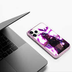 Чехол iPhone 11 Pro матовый Arcane League Of Legends JINX NEON, цвет: 3D-розовый — фото 2