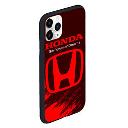 Чехол iPhone 11 Pro матовый HONDA DREAMS Краски, цвет: 3D-черный — фото 2