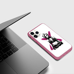 Чехол iPhone 11 Pro матовый Arcane League Of Legends - Джинкс, цвет: 3D-малиновый — фото 2