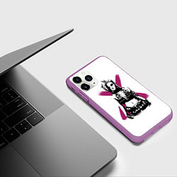 Чехол iPhone 11 Pro матовый Arcane League Of Legends - Джинкс, цвет: 3D-фиолетовый — фото 2