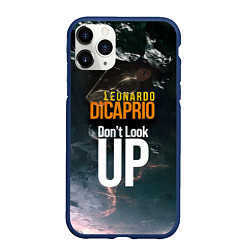 Чехол iPhone 11 Pro матовый Dont look up, цвет: 3D-тёмно-синий