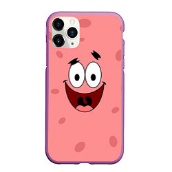 Чехол iPhone 11 Pro матовый Патрик пара, цвет: 3D-фиолетовый
