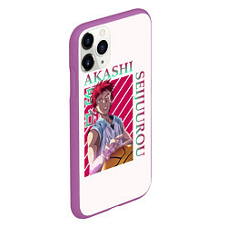 Чехол iPhone 11 Pro матовый Akashi Seijuro - Kuroko No Basket, цвет: 3D-фиолетовый — фото 2