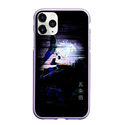 Чехол iPhone 11 Pro матовый Сатору Satoru Gojou, цвет: 3D-светло-сиреневый