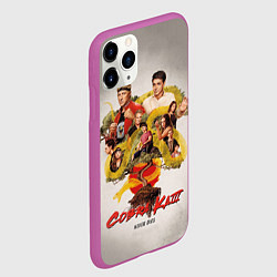 Чехол iPhone 11 Pro матовый КОБРА КАЙ COBRA KAI, цвет: 3D-фиолетовый — фото 2