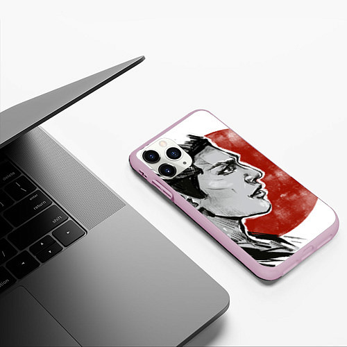 Чехол iPhone 11 Pro матовый SAMURAI HEART 2 / 3D-Розовый – фото 3