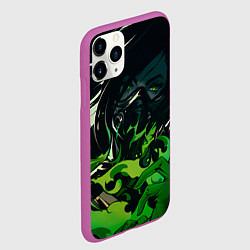 Чехол iPhone 11 Pro матовый Опасная Вайпер, цвет: 3D-фиолетовый — фото 2