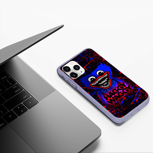 Чехол iPhone 11 Pro матовый HAGGY WAGGY POPPY PLAYTIME / 3D-Светло-сиреневый – фото 3