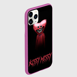 Чехол iPhone 11 Pro матовый Kissy Missy Horror, цвет: 3D-фиолетовый — фото 2