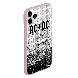 Чехол iPhone 11 Pro матовый ACDC rock, цвет: 3D-розовый — фото 2