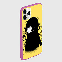 Чехол iPhone 11 Pro матовый Yellow Miko, цвет: 3D-фиолетовый — фото 2
