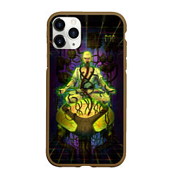 Чехол iPhone 11 Pro матовый Lotos meditation c, цвет: 3D-коричневый