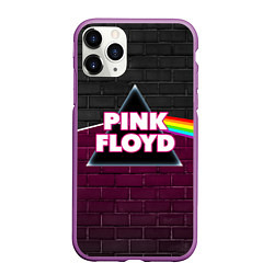 Чехол iPhone 11 Pro матовый PINK FLOYD ПИНК ФЛОЙД, цвет: 3D-фиолетовый