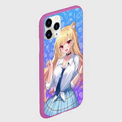 Чехол iPhone 11 Pro матовый Эта фарфоровая кукла влюбилась, цвет: 3D-фиолетовый — фото 2