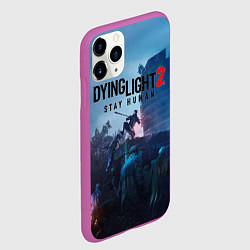 Чехол iPhone 11 Pro матовый Dying Light: Stay Human, цвет: 3D-фиолетовый — фото 2
