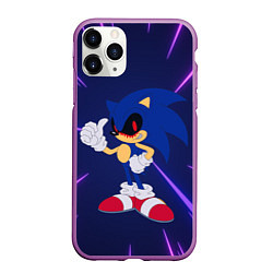 Чехол iPhone 11 Pro матовый SONIC EXE СОНИК