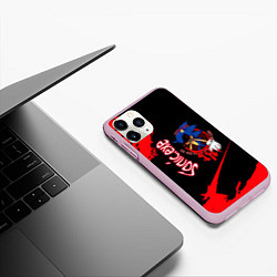Чехол iPhone 11 Pro матовый Sonic Exe Супер, цвет: 3D-розовый — фото 2