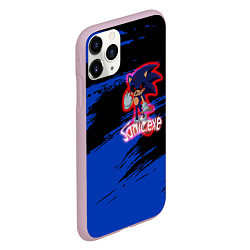 Чехол iPhone 11 Pro матовый Sonic Exe Игра класс!, цвет: 3D-розовый — фото 2