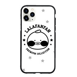 Чехол iPhone 11 Pro матовый LALAFANFAN PREMIUM, цвет: 3D-черный