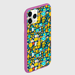 Чехол iPhone 11 Pro матовый Трейдер Криптовалют, цвет: 3D-фиолетовый — фото 2