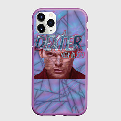 Чехол iPhone 11 Pro матовый Декстер: New Blood, цвет: 3D-фиолетовый