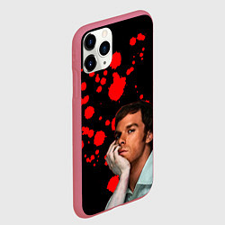 Чехол iPhone 11 Pro матовый Декстер Новая Кровь СУПЕР ДЕКСТЕР, цвет: 3D-малиновый — фото 2