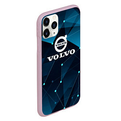 Чехол iPhone 11 Pro матовый Volvo - Geometry, цвет: 3D-розовый — фото 2