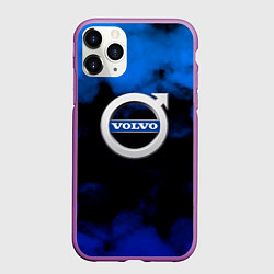 Чехол iPhone 11 Pro матовый Volvo: Облака, цвет: 3D-фиолетовый